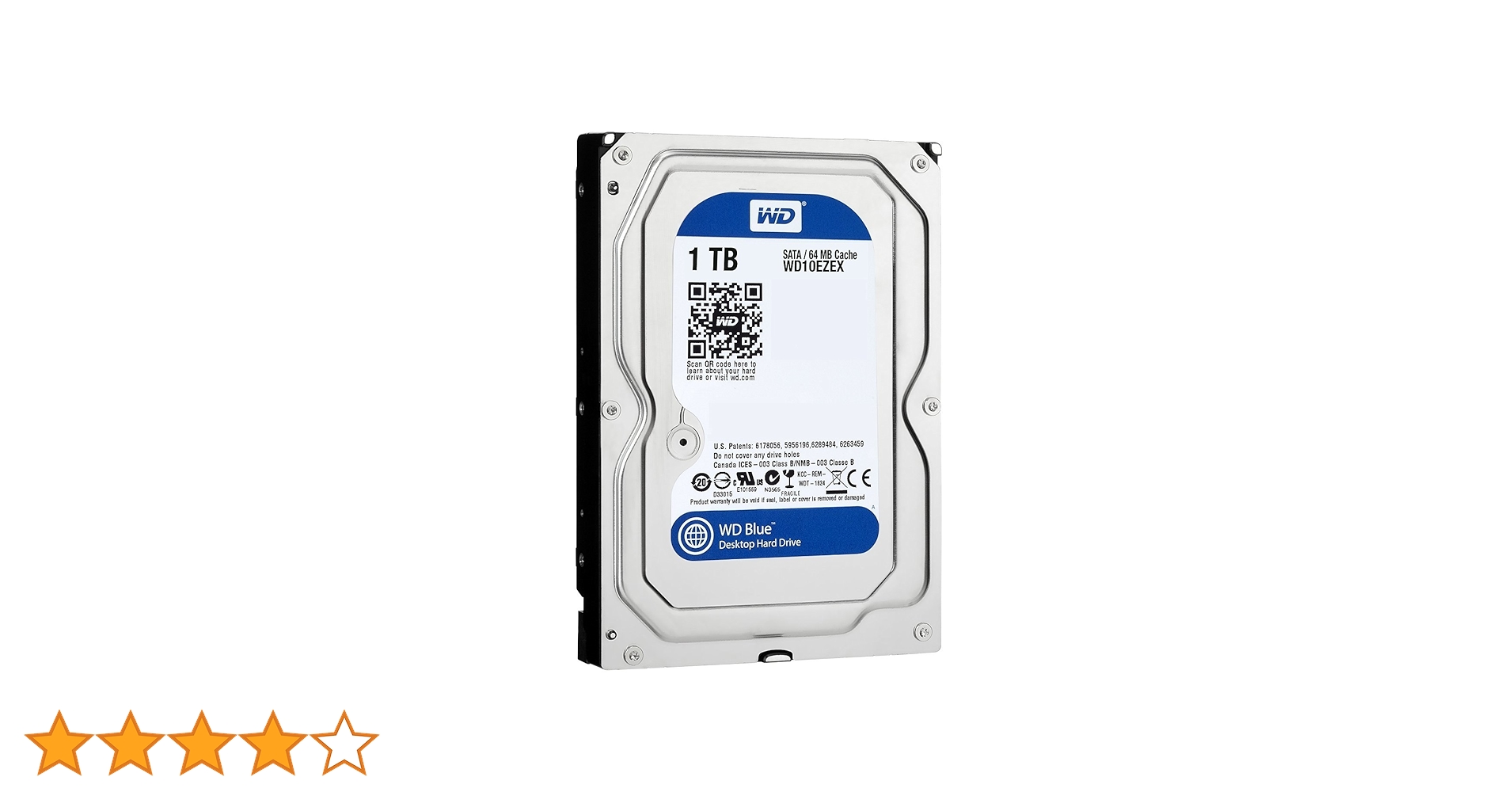 wd10ears Western Digital 1tb SATA 64?MB 3.5インチハードドライブ(内部) Western Digital 1 TB 3.5-Inch SATA III 64 MB Cache Desktop